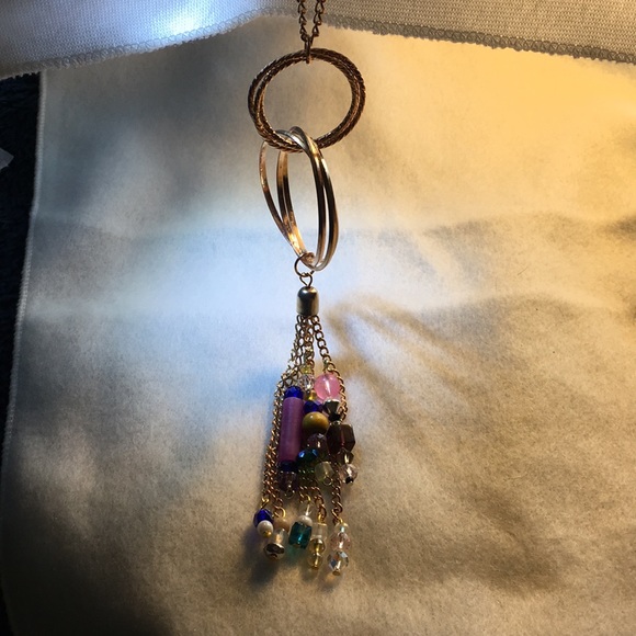 đź’•Shower of gems Necklace with matching earrings - Picture 3 of 5